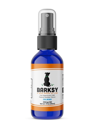 BARKSY Calming Peanut Butter Flavored Pet CBD Spray
