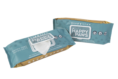 Venture Wipes Happy Paws Pet Wipe - 40ct Pull Pack